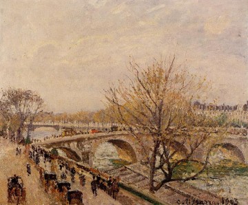  Royal Pintura al %C3%B3leo - El Sena en París Pont Royal 1903 Camille Pissarro